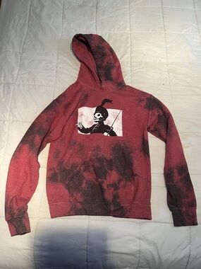 My Chemical Romance Black Parade Hoodie Maroon & Black Tie-Dye